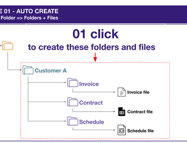 Auto create google drive folders from spreadsheet